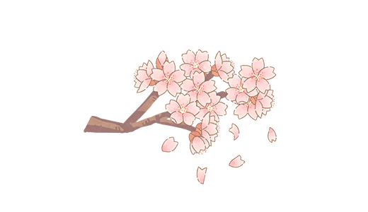 桜 イラスト素材 手描きのフリーイラスト素材 かわピク